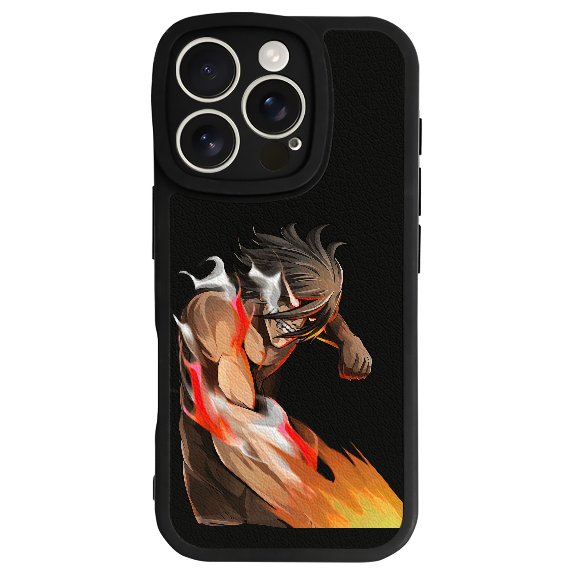 （画像用） 進撃の巨人 Attack on Titan 【iPhone 16シリーズ対応】シリコンスマホケース（レザー調） 材質：シリコン